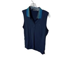 G/fore featherweight sleeveless golf polo‎ -medium